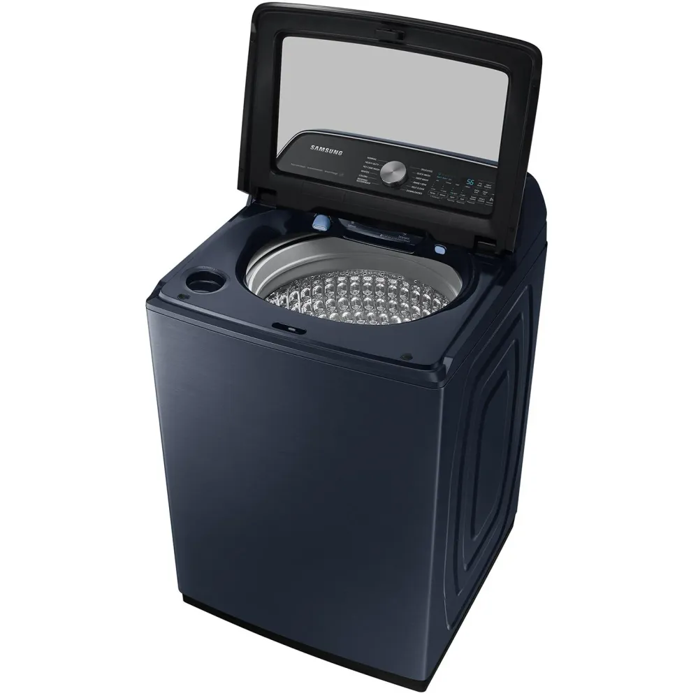 Samsung Laveuse à chargement vertical de 6,2 pi.cu. avec solution de soins pour animaux et lavage super rapide WA54CG7150ADA4