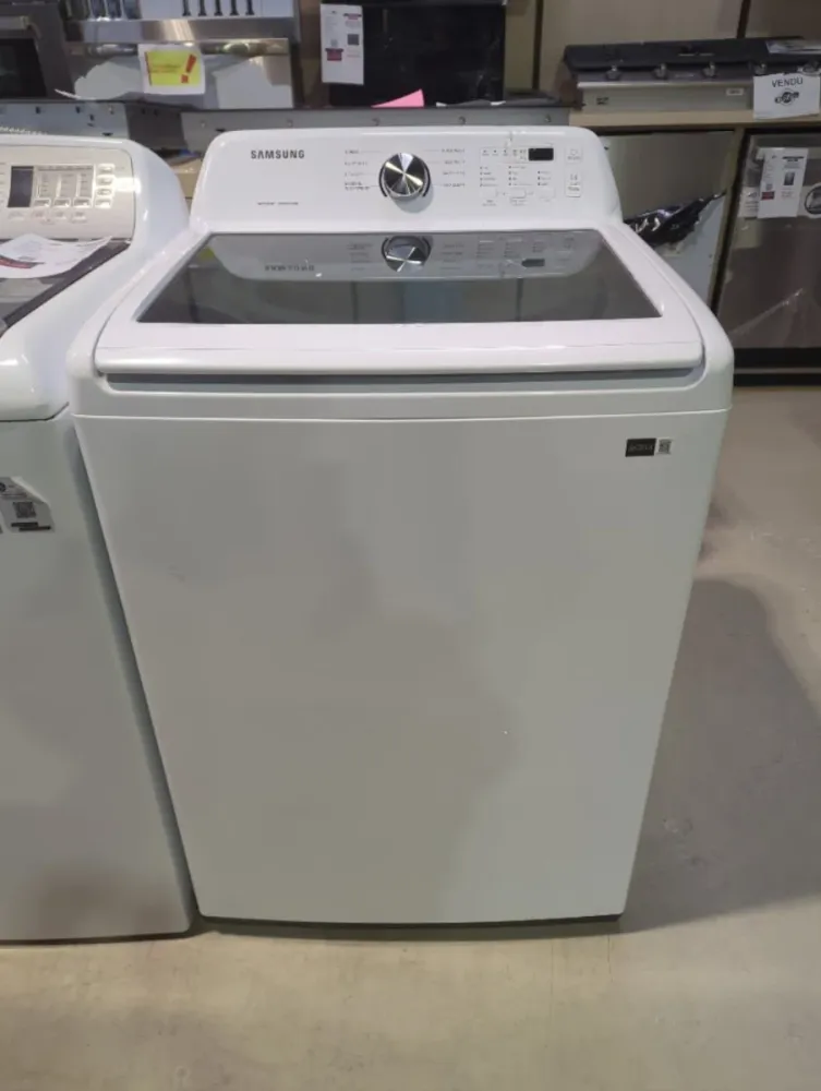 WA45T3200AW - LAVEUSES - Samsung - Chargement Vertical - Blanc - Boîte Ouverte