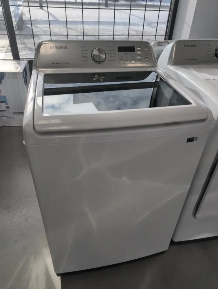 WA46CG3505AW - LAVEUSES - Samsung - Chargement Vertical - Blanc - Boîte Ouverte