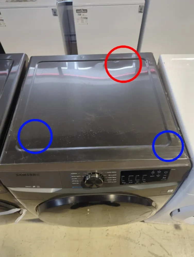 WF45R6100AP - LAVEUSES - Samsung - Chargement frontal - Platine - Boîte Ouverte