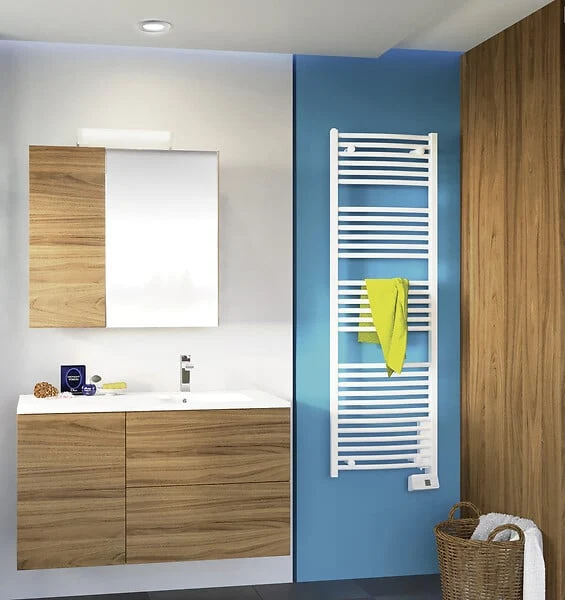 Sèche-serviettes fluide Goreli - Blanc - 750W SAUTER