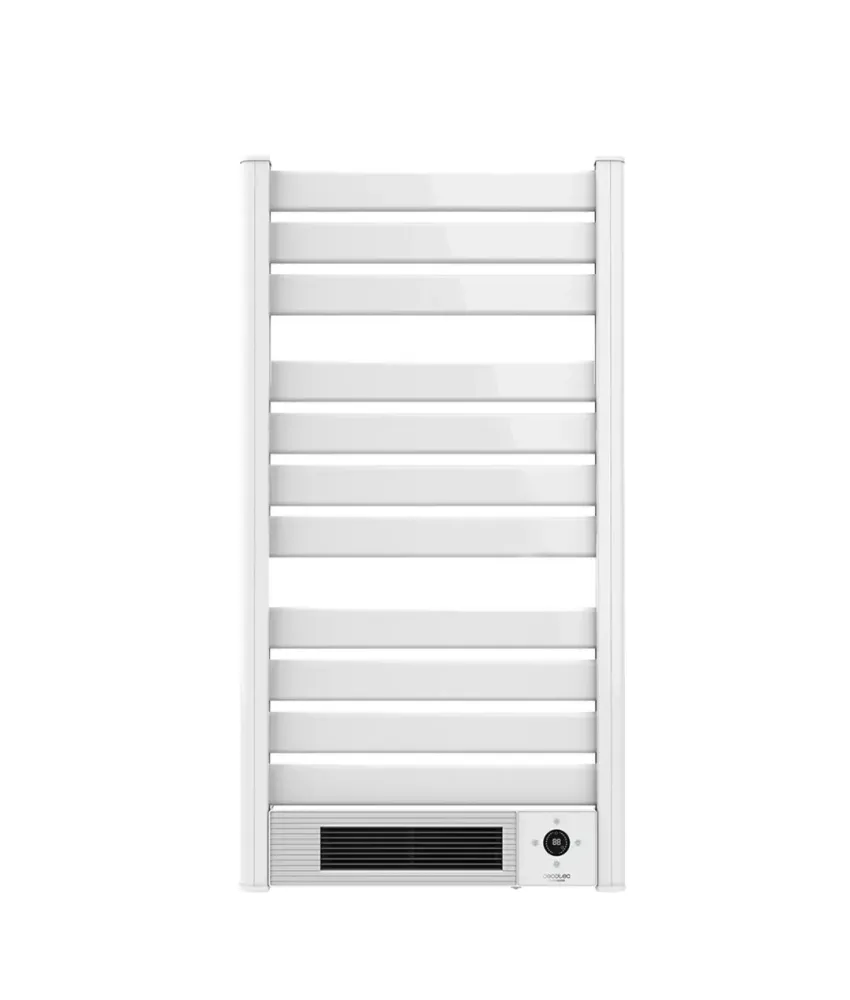 Sèche serviettes électrique 2000 W chauffage céramique LED télécommande Cecotec