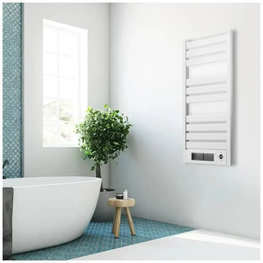 Sèche serviettes électrique 2000 W chauffage céramique LED télécommande Cecotec