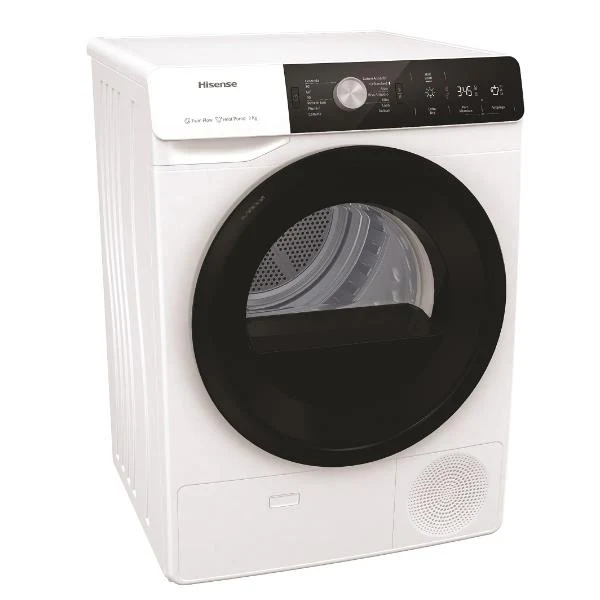 Sèche-linge à chargement frontal Hisense 9 kg Dhga901nl Twin Flow Ion Refresh Classe ++