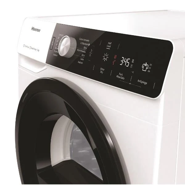 Sèche-linge à chargement frontal Hisense 9 kg Dhga901nl Twin Flow Ion Refresh Classe ++