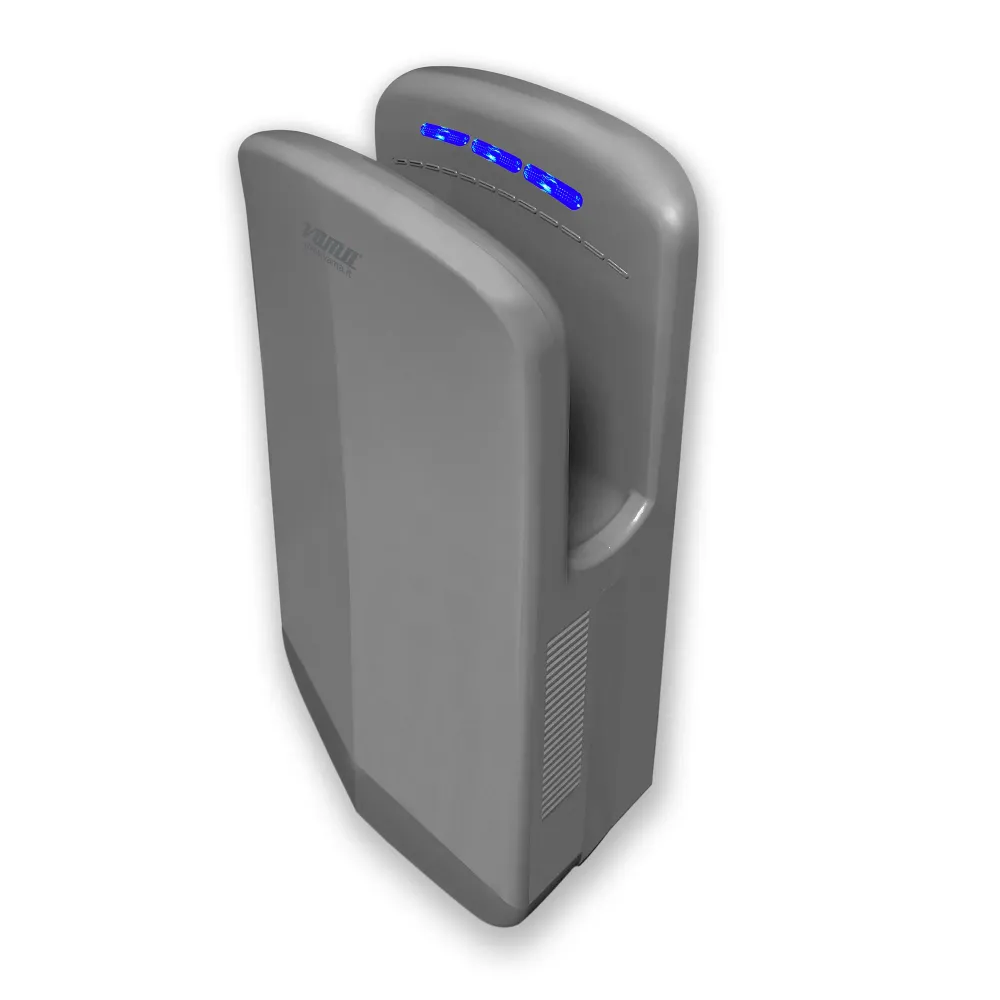 Sèche-mains électrique ECO - JET avec cellule photoélectrique 1 450 W - ABS Gris