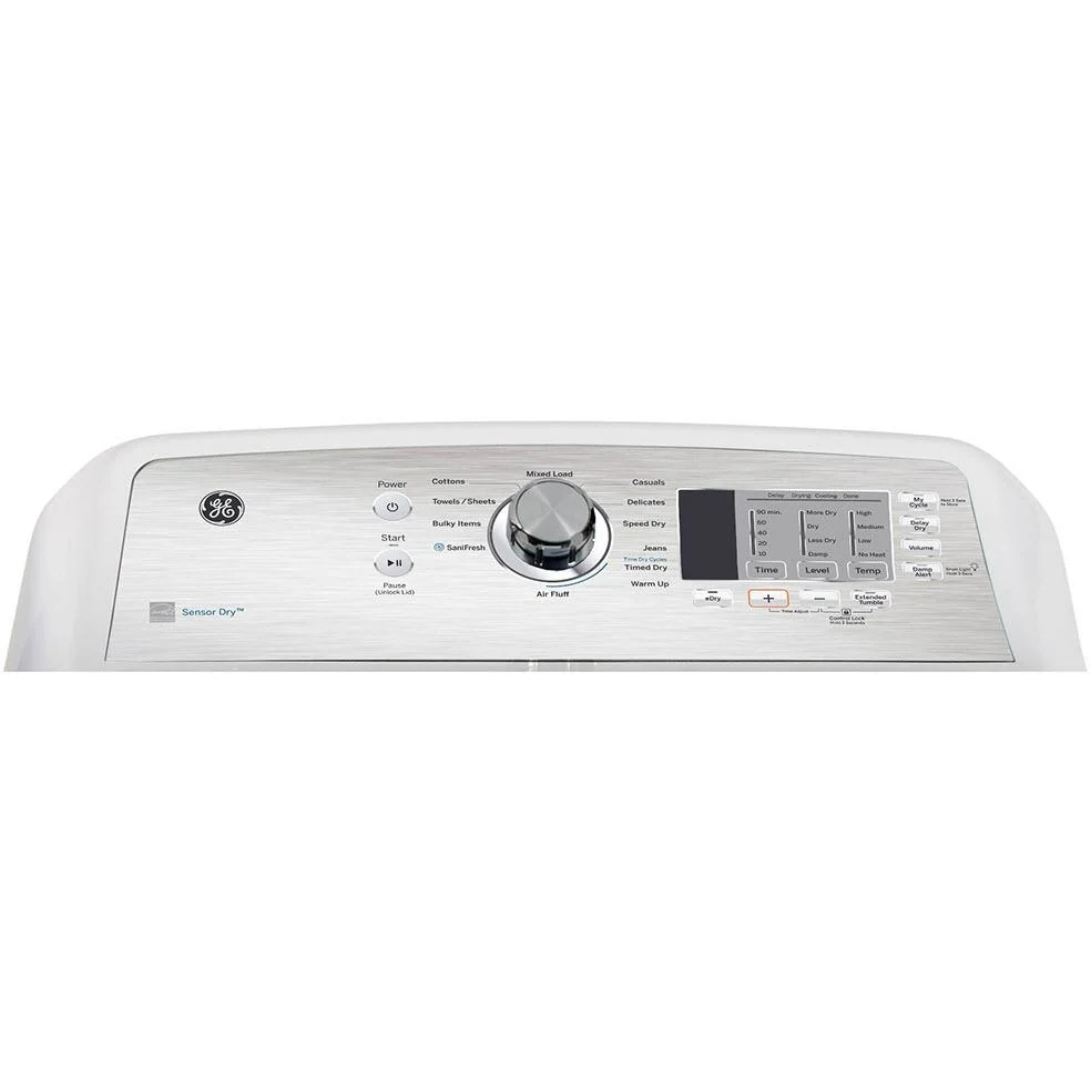 GE Sécheuse électrique de 7.4 pi.cu. avec cycle SaniFresh GTD65EBMRWS