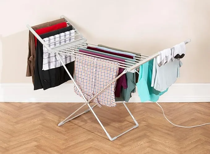 Séchoir à linge chauffant Daewoo avec ailettes
