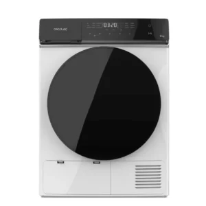 Seche linge 9 kg efficace pompe chaleur classe triple plus 15 programmes commande tactile Cecotec