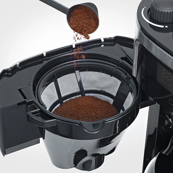 Cafetière filtre à broyeur intégré 10 tasses 1 000 W KA4813 Severin