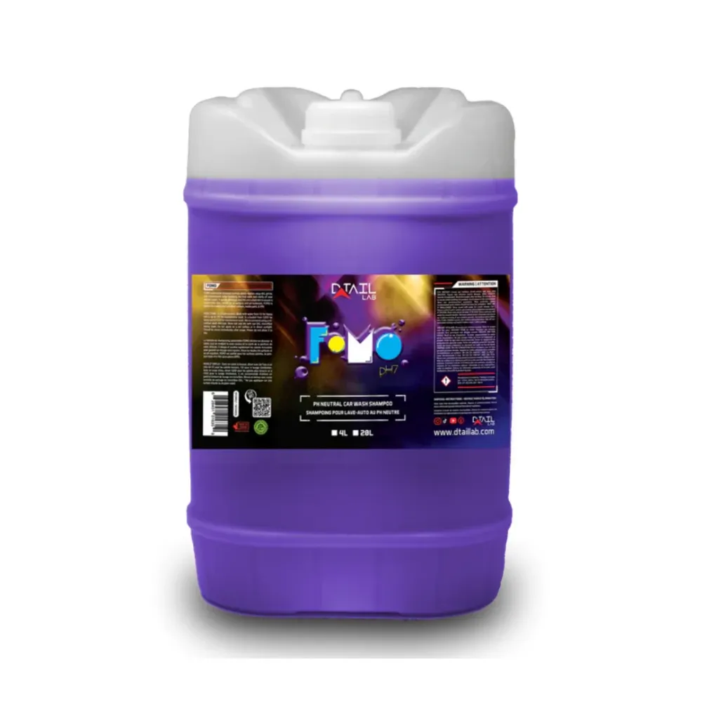 Shampoing de lavage automobile FOMO au pH neutre - 20 L