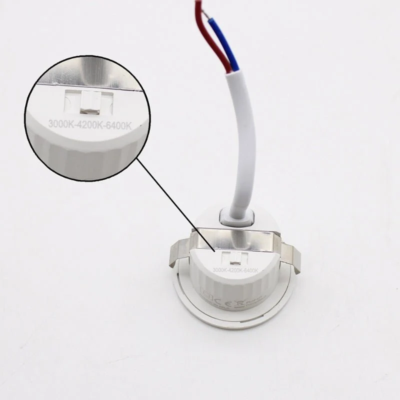 Mini Spot LED Encastrable 3W CCT Blanc - 3000K/4000K/6000K Silamp