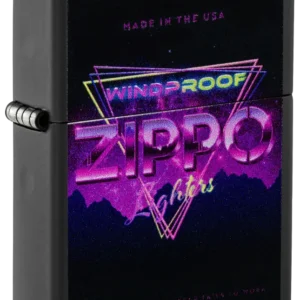 Silencieux Motif Néon Zippo