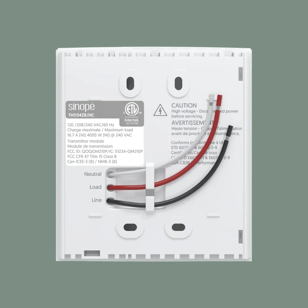Ensemble Zigbee premium pour les économies d'énergie Sinopé Technologies