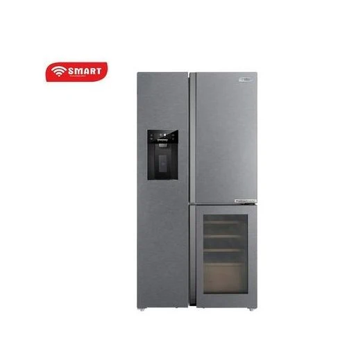 Réfrigérateur SMART TECHNOLOGY 3 Battants INVERTER-STR-582IS - 548 L -Gris - Garantie 12 Mois