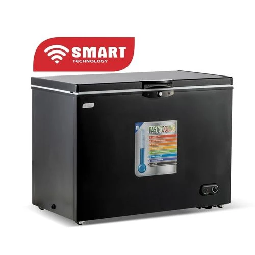 SMART TECHNOLOGY Congélateur Horizontal STCC-327B-280L-Noir - Avec Grille à l'arrière -12 Mois De Garantie