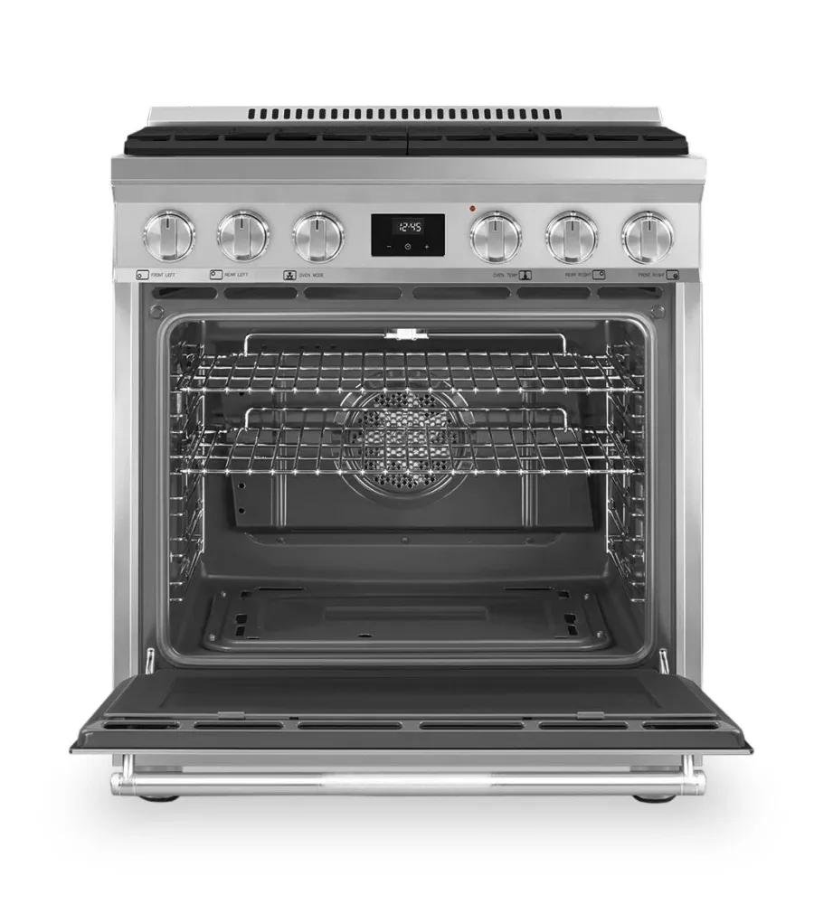 Smeg 4.6 Cu. Ft. Professional Gas Range - SPR30UGGX|Cuisinière professionnelle à gaz Smeg de 4,6 pi3 - SPR30UGGX Smeg Cana...