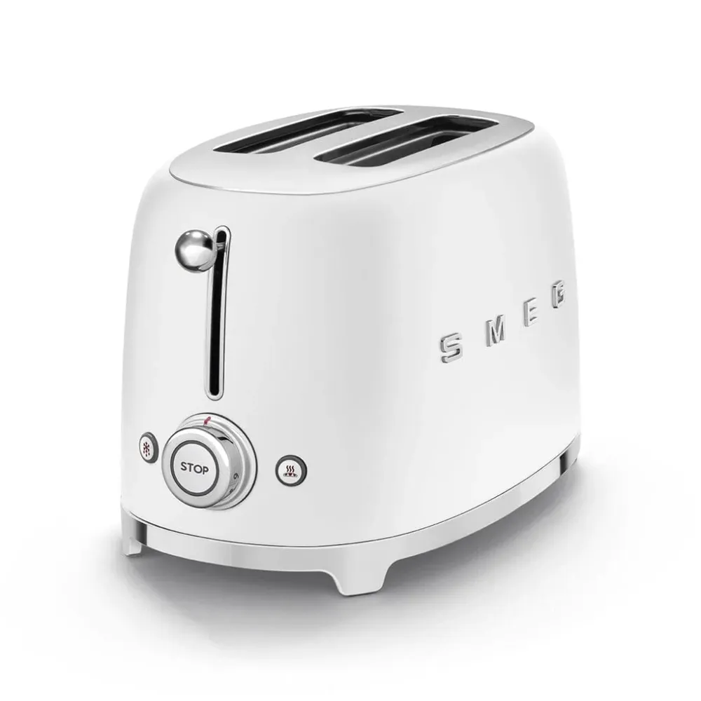 Smeg - Grille-pain | Blanc mat | Années 1950 | Grille-pain 2x2