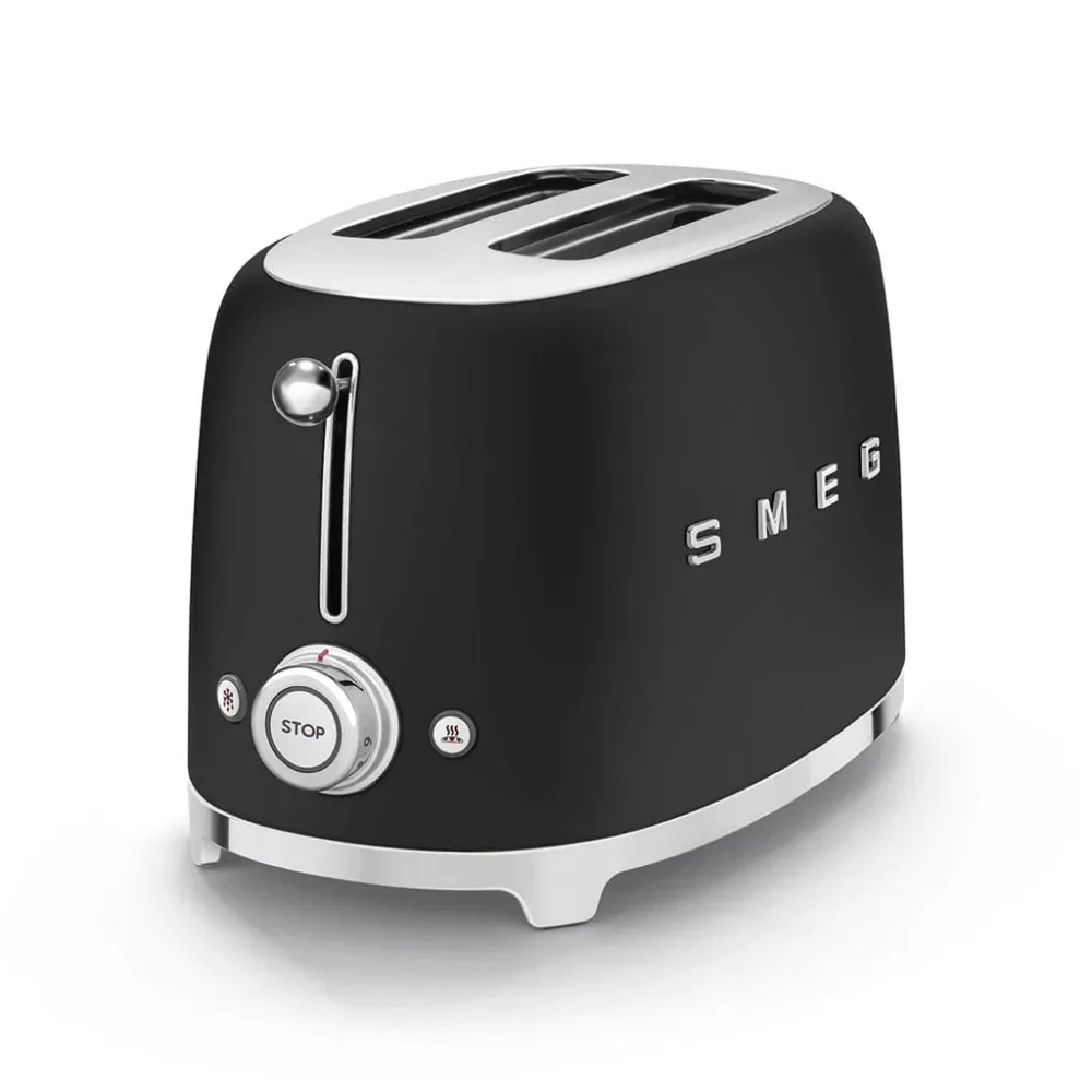 Smeg - Grille-pain | Noir mat | Années 1950 | Grille-pain 2x2