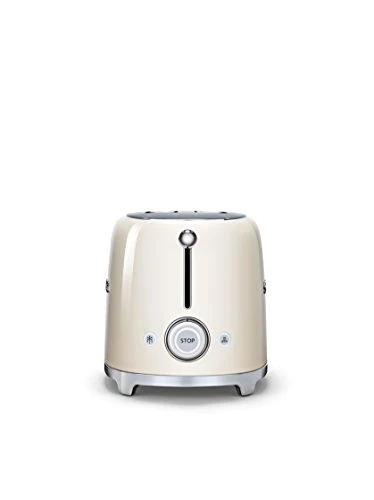 SMEG TSF01CREU Grille-pain, 950 W, 1.5 liters, Crème