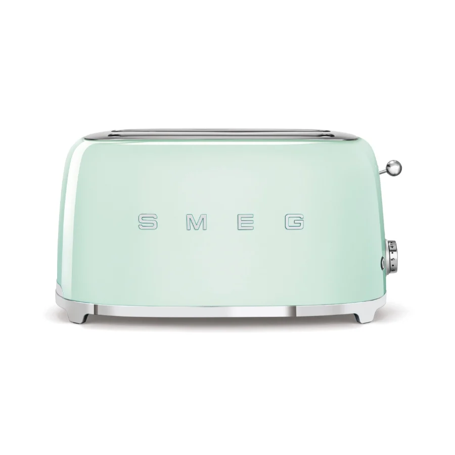 Tostadora Eléctrica Retro Smeg Verde Pastel 4 rebanadas