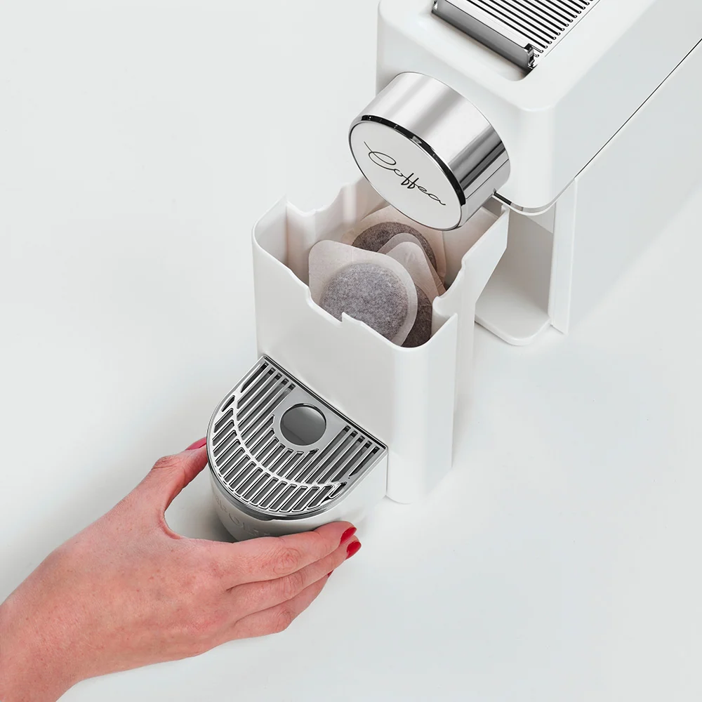 Polti Coffea S18W avec 54 kits de dégustation de dosettes incluses SOLO Caffè monorigine - FR
