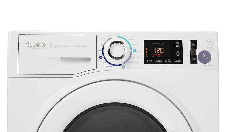Laveuse-sécheuse sans conduit – Capacité de 15 lb, 120 V, blanc WDC7200XCD Splendide
