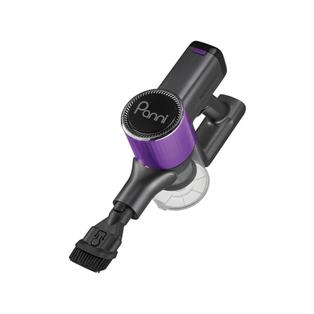 Aspirateur balai sans fil 5 en 1 Panni S1 MAX pour animaux de compagnie avec moteur sans balais, autonome, (2) piles, tube...