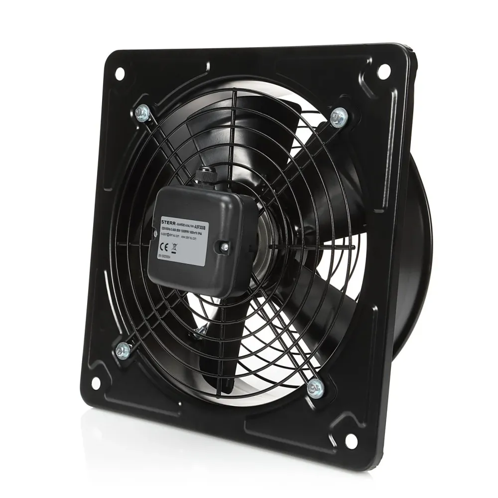 STERR AXF400BG - 400 mm Extracteur Axial, avec grille, 3700 m³/h, 180 W