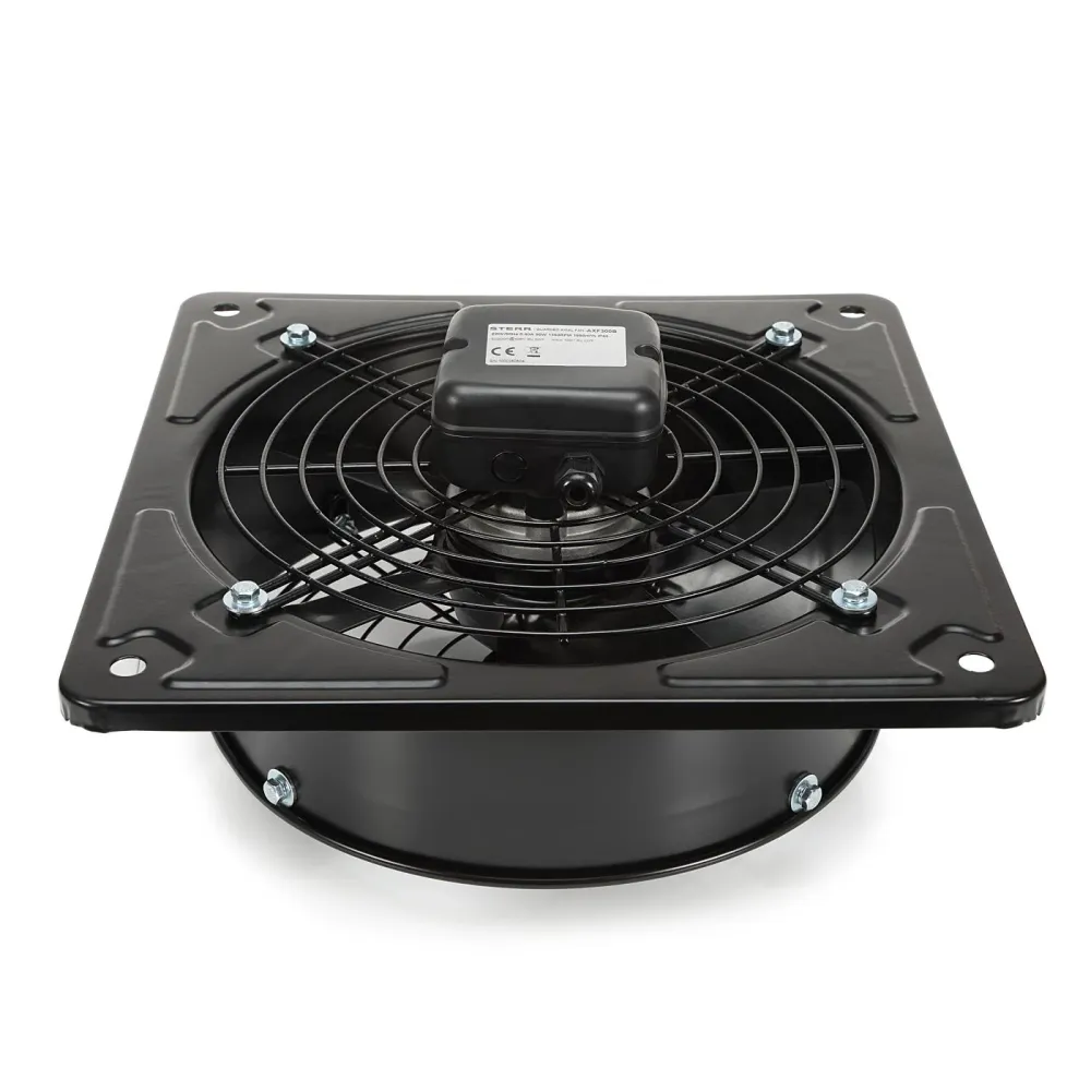 STERR AXF400BG - 400 mm Extracteur Axial, avec grille, 3700 m³/h, 180 W