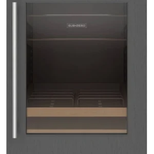24" SubZero Designer Left Hinge Undercounter Beverage Center