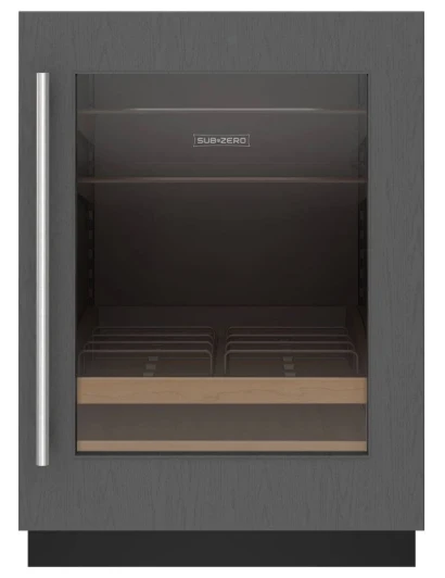 24" SubZero Designer Left Hinge Undercounter Beverage Center