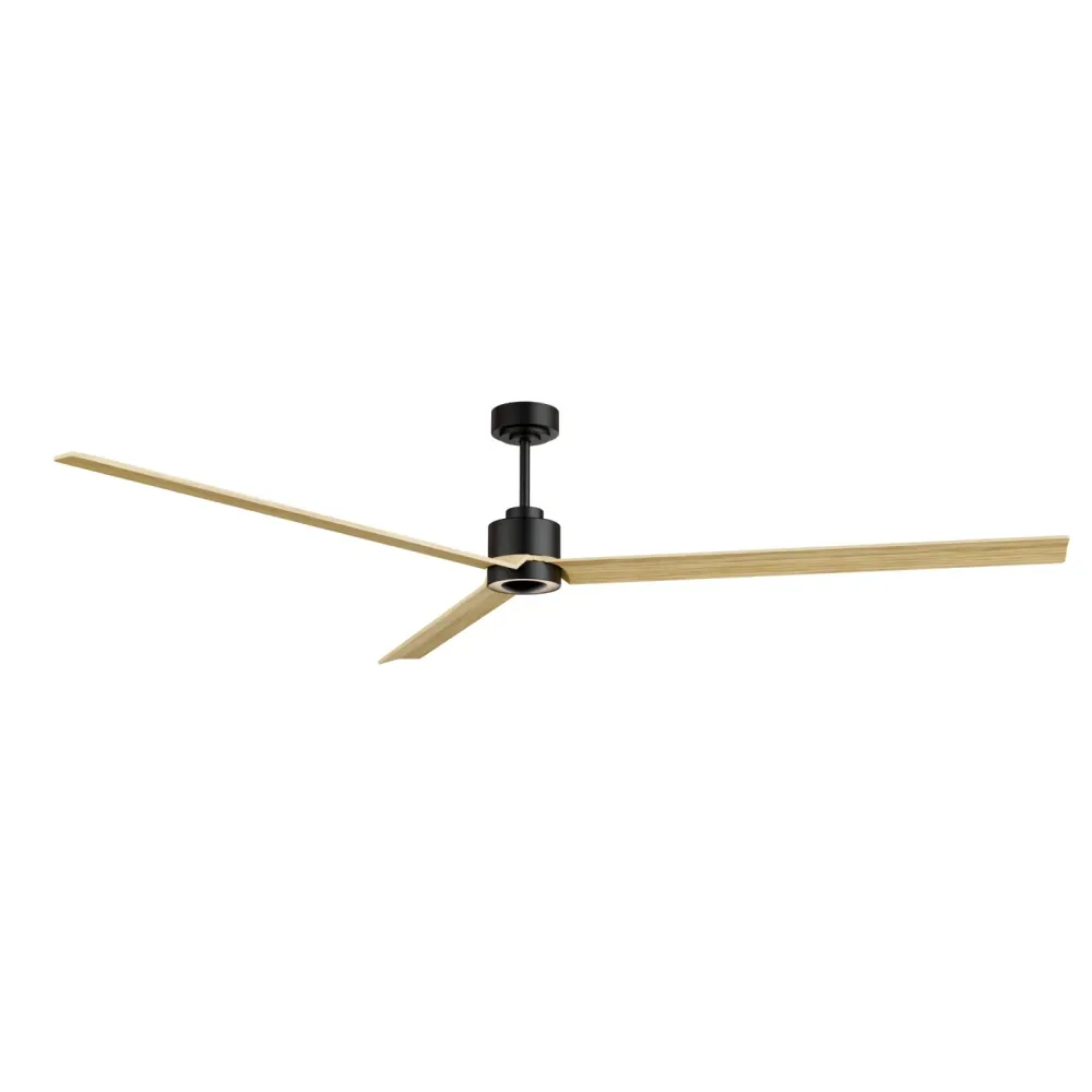 Ventilador de techo con luz Sulion Anne XXL LED negro CCT Ø220cm 6W 2213798