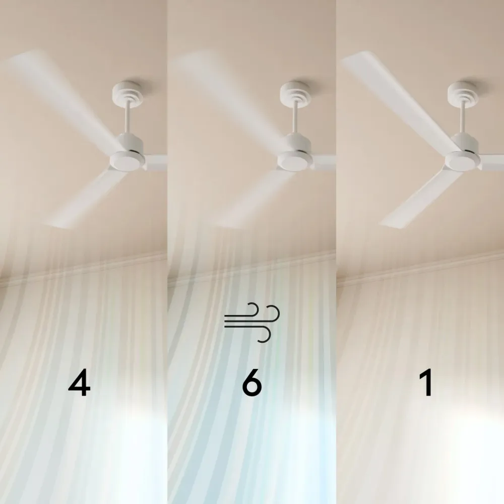 Ventilador de techo con luz Sulion Anne XXL LED blanco CCT Ø220cm 6W 2213767