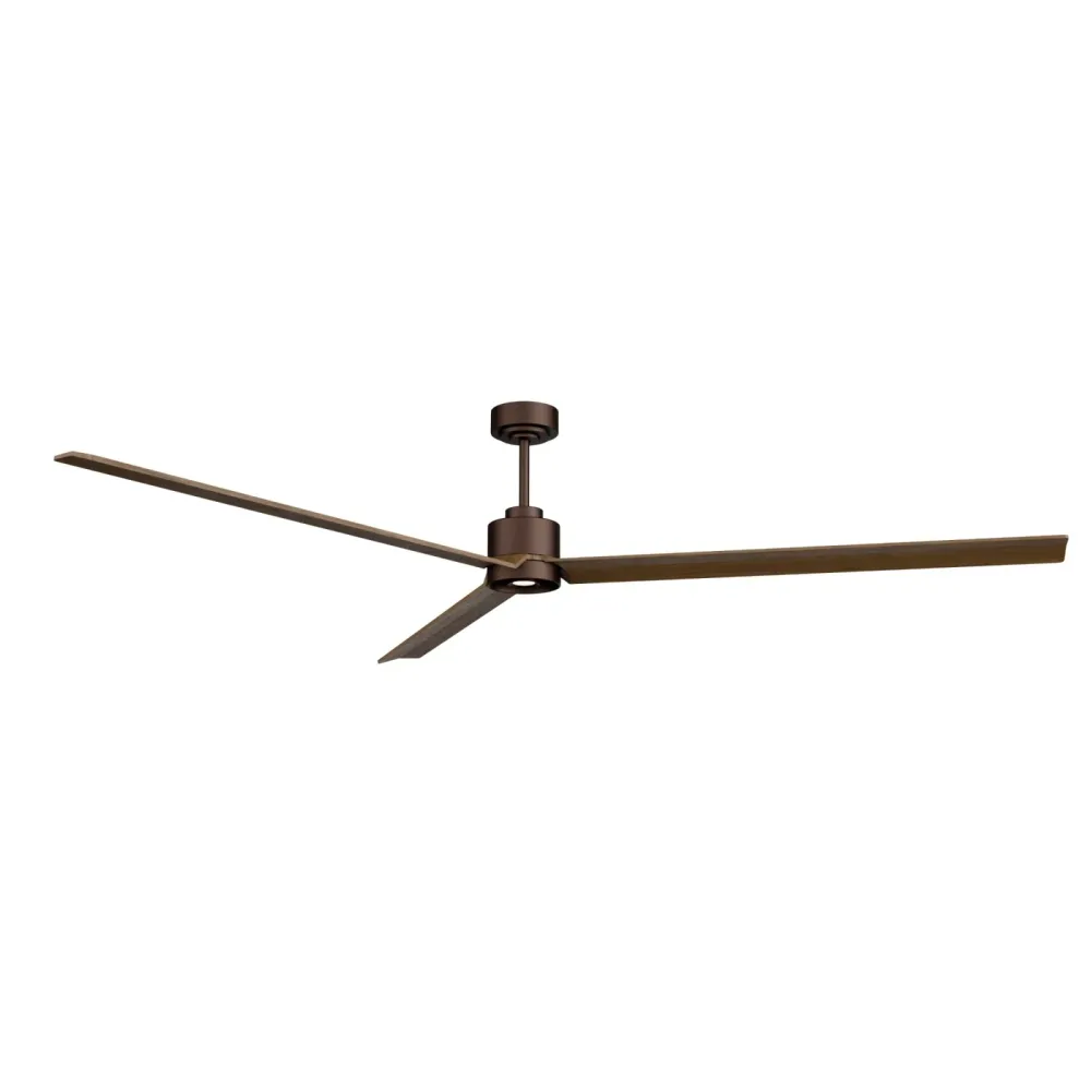 Ventilador de techo con luz Sulion Anne XXL LED marrón oxidado CCT Ø220cm 6W 2213699