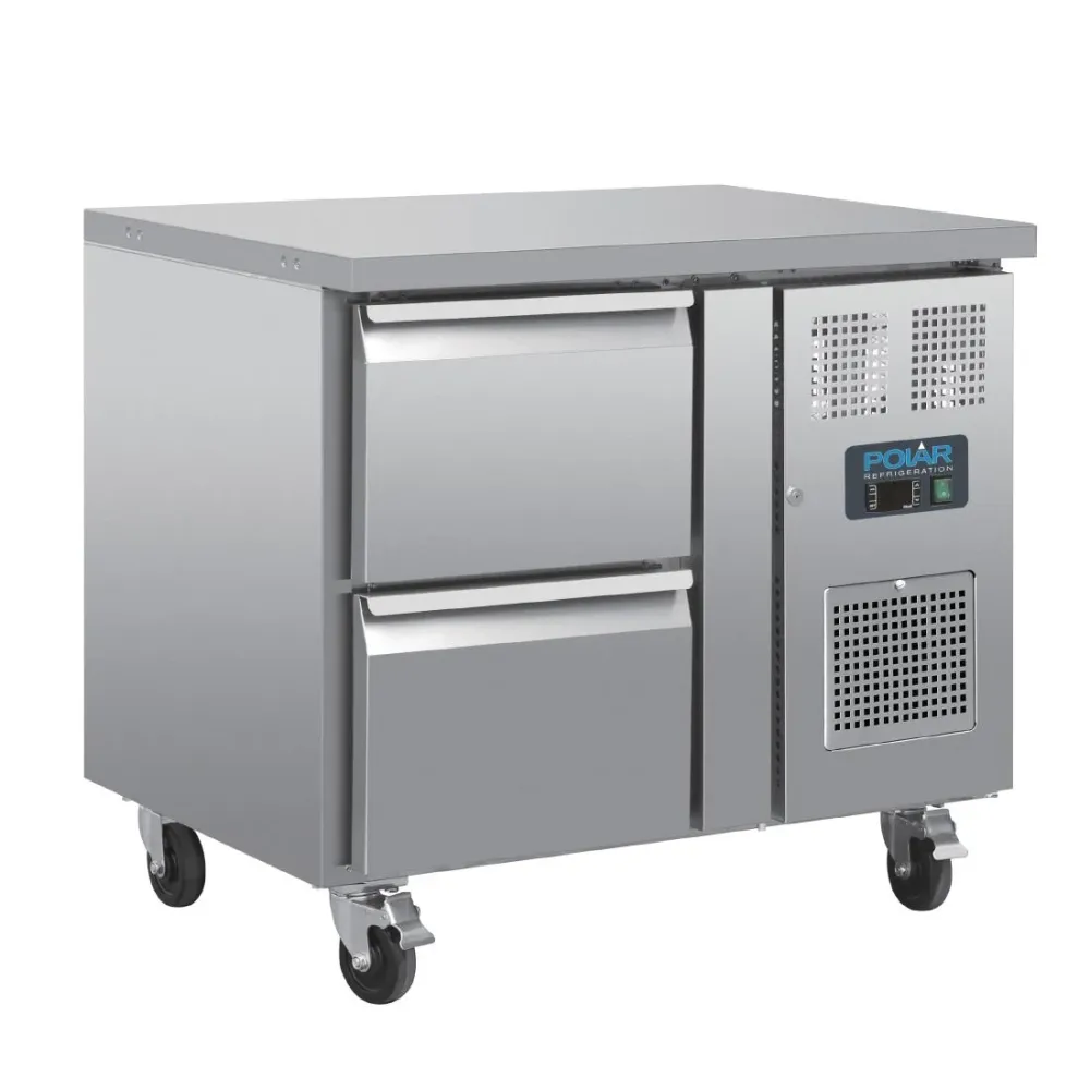 Table Réfrigérée Gn 1/1 Ventilée 2 Tiroirs Polar Série U