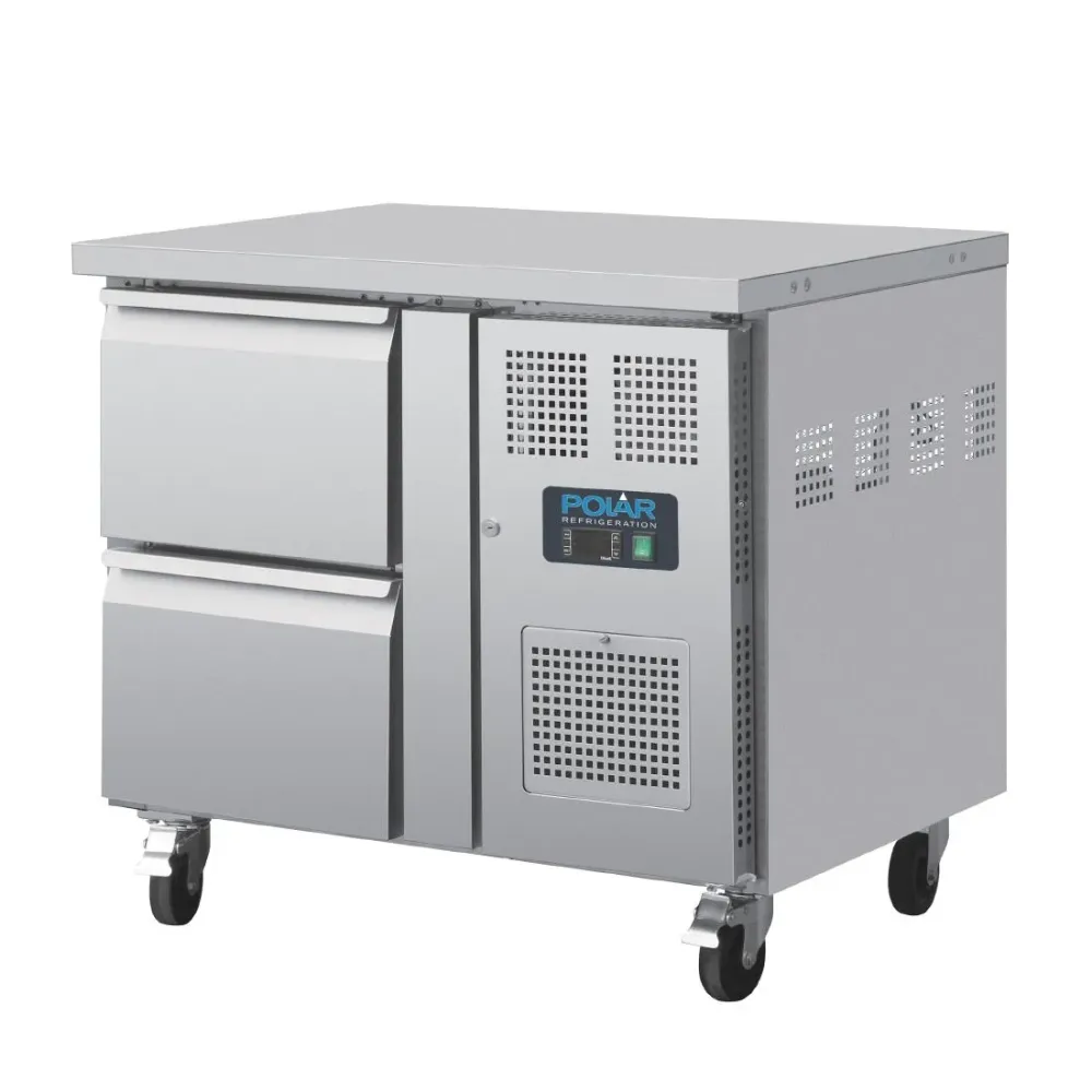 Table Réfrigérée Gn 1/1 Ventilée 2 Tiroirs Polar Série U