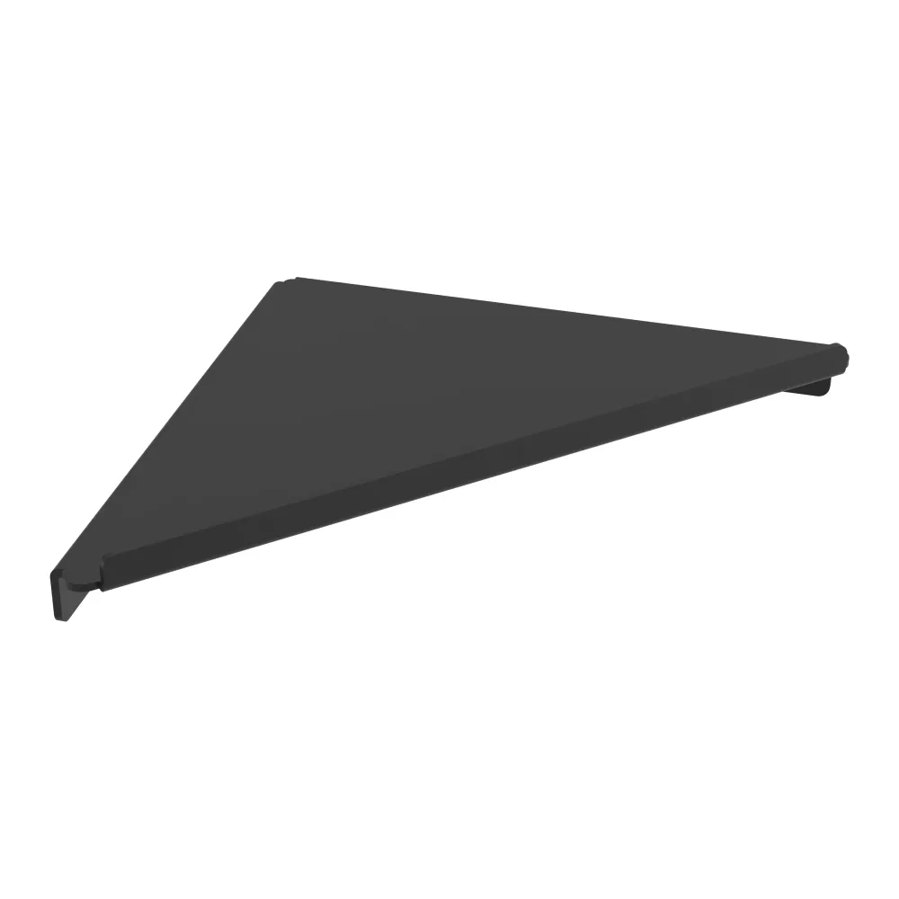 Étagère d'angle - Noir mat