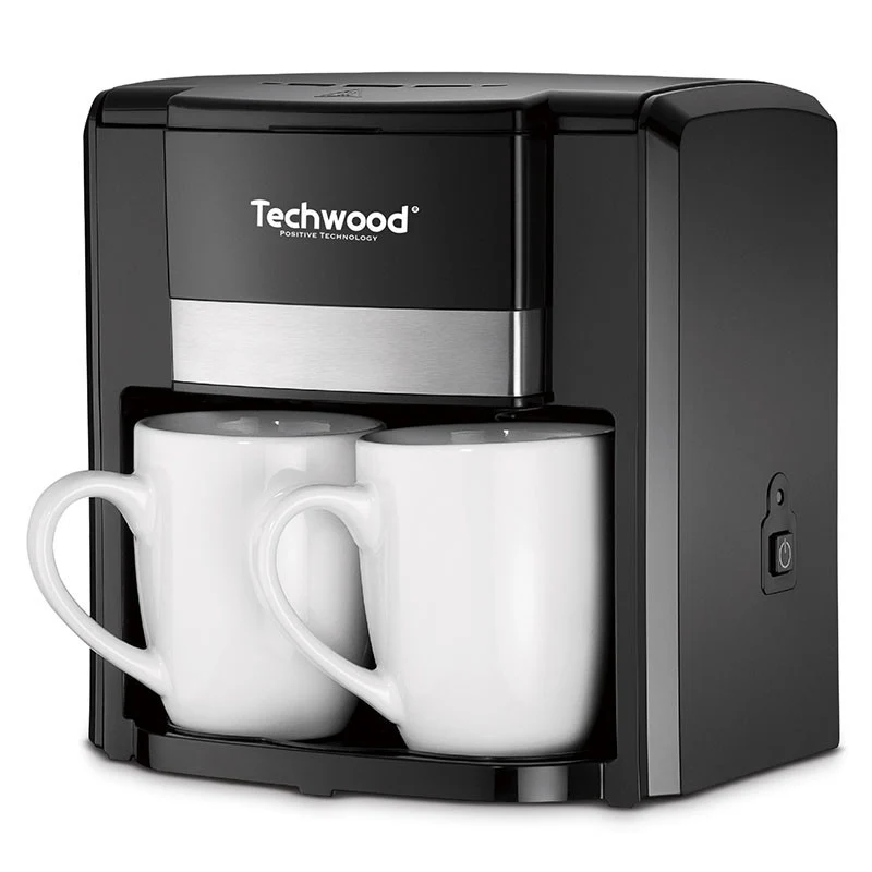 Cafetière TCA-206 Duo – 2 Tasses – 420 à 500 W Techwood