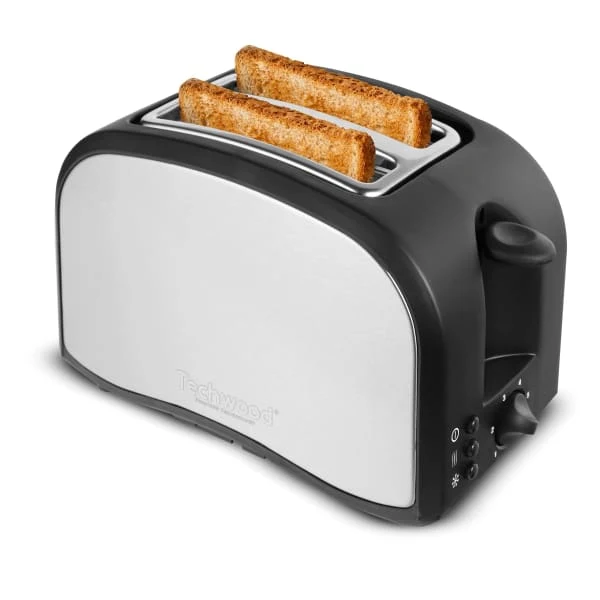 Grille Pain TECHWOOD 800W Noir & inox (TGPI-816)