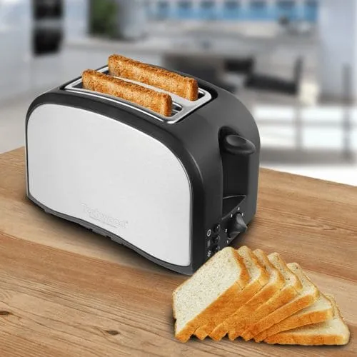 Grille Pain TECHWOOD 800W Noir & inox (TGPI-816)