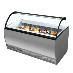 Vitrine pour glace en bac Tefcold