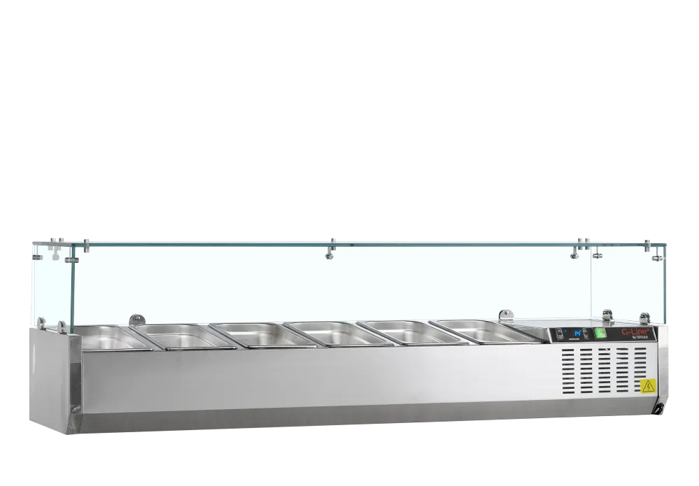 Vitrine réfrigérée GN1/4 Tefcold