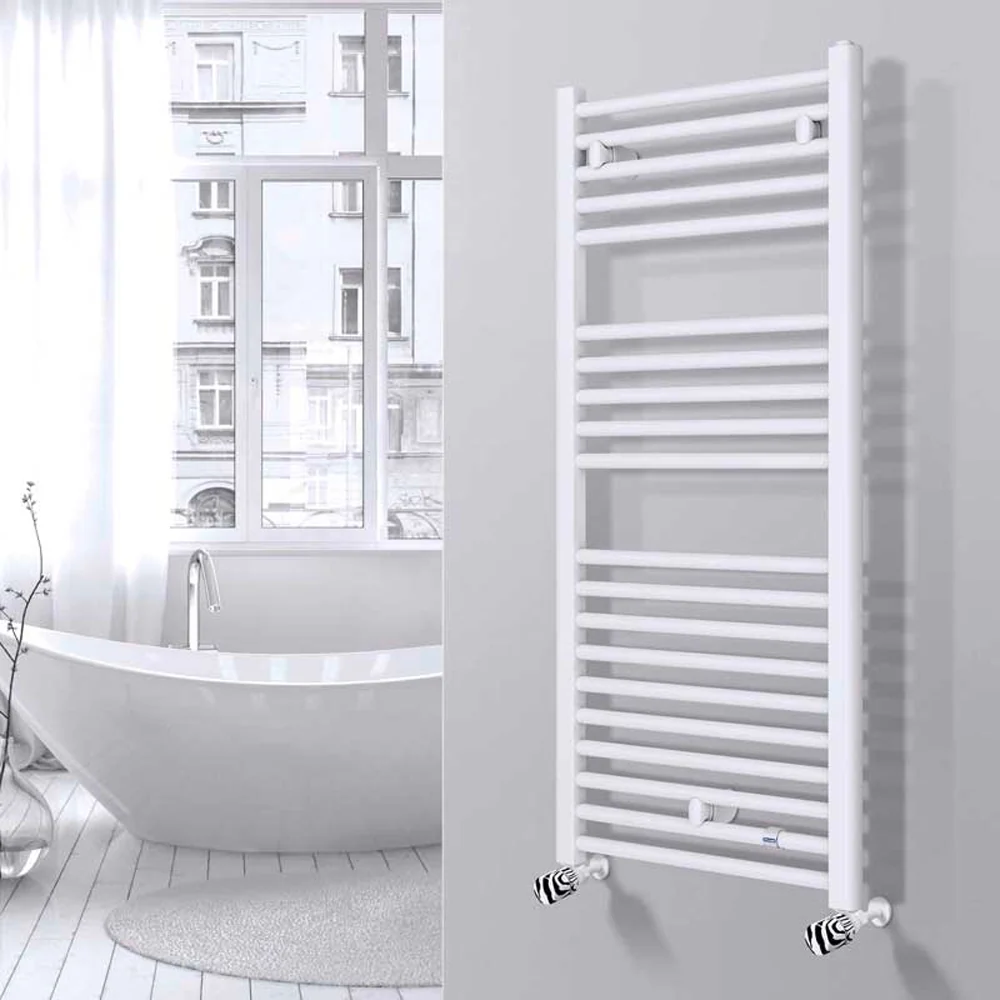 Termoarredo "Gioia" Bianco Diritto Dl H.1186 X L.550 X I.500 Mm