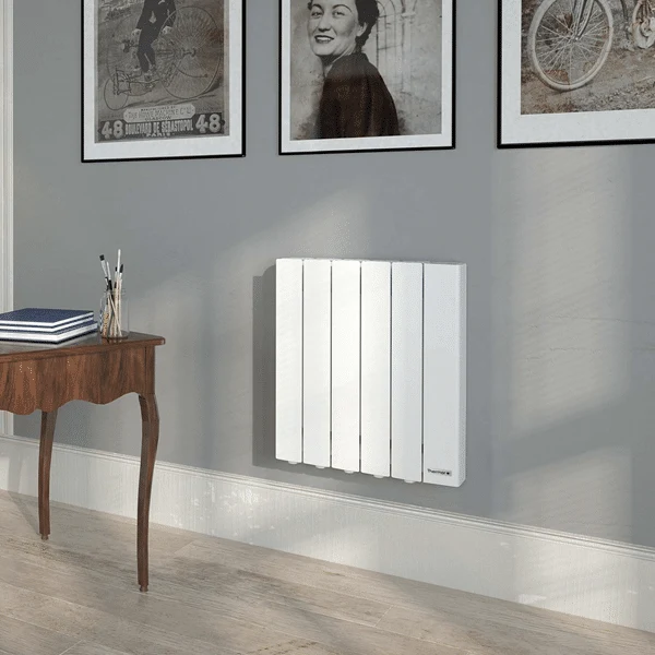 Radiateur chaleur douce Baléares 2 horizontal 1500W blanc Thermor 492451
