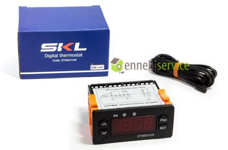 Thermostat de contrôle numérique 1 NTC 10A etc-961 Skl