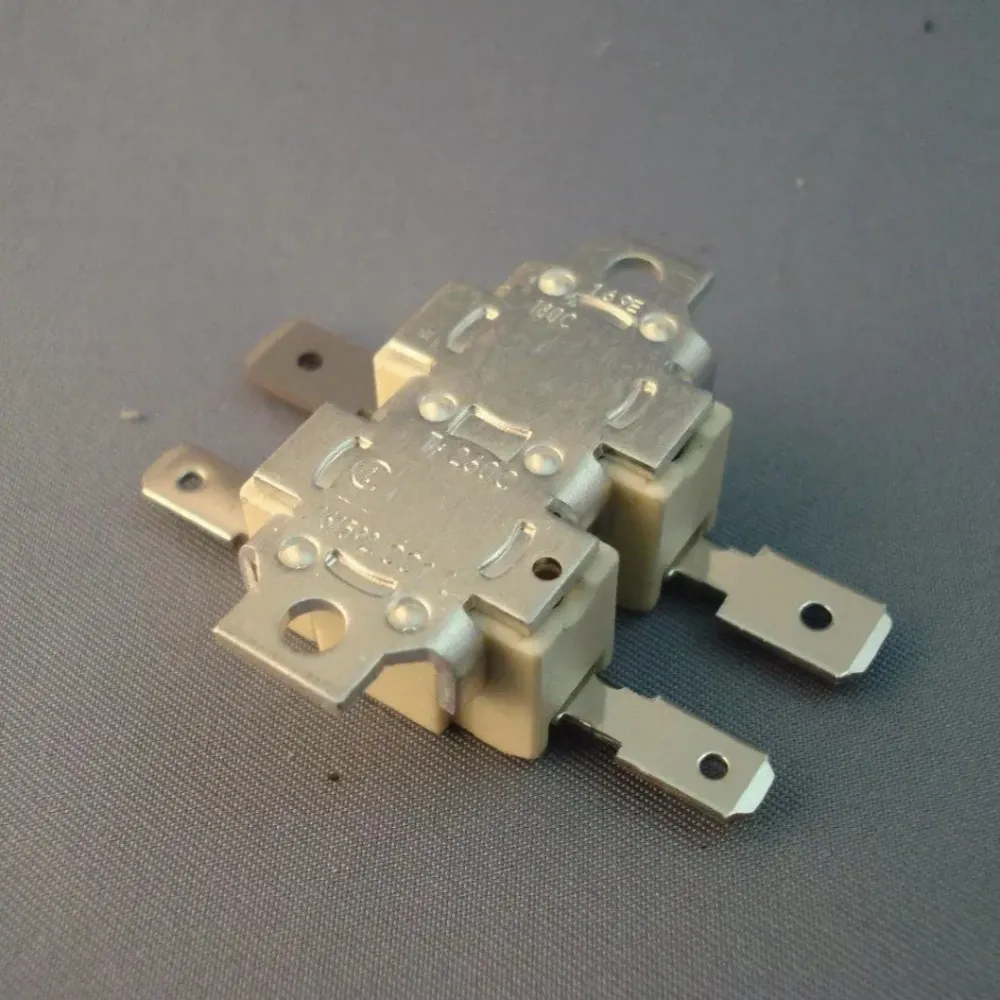 Thermostat double 180 ° N..C / FM 6.3 + thermofusible 260 ° vaporella pour toujours propre polti