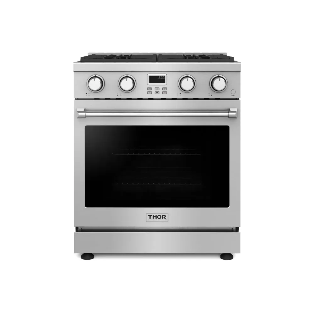 Cuisinière à gaz de 36 po en acier inoxydable LRG3601U Thor Kitchen