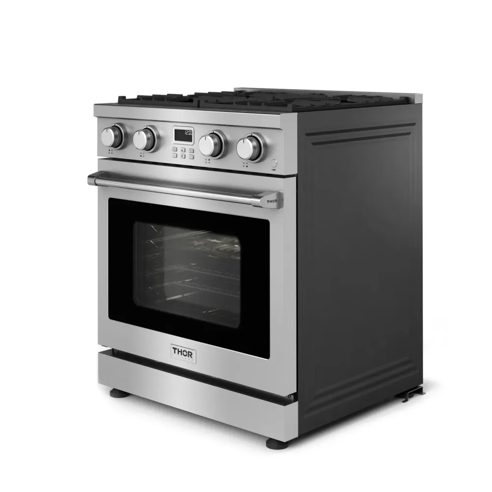 Cuisinière à gaz de 36 po en acier inoxydable LRG3601U Thor Kitchen