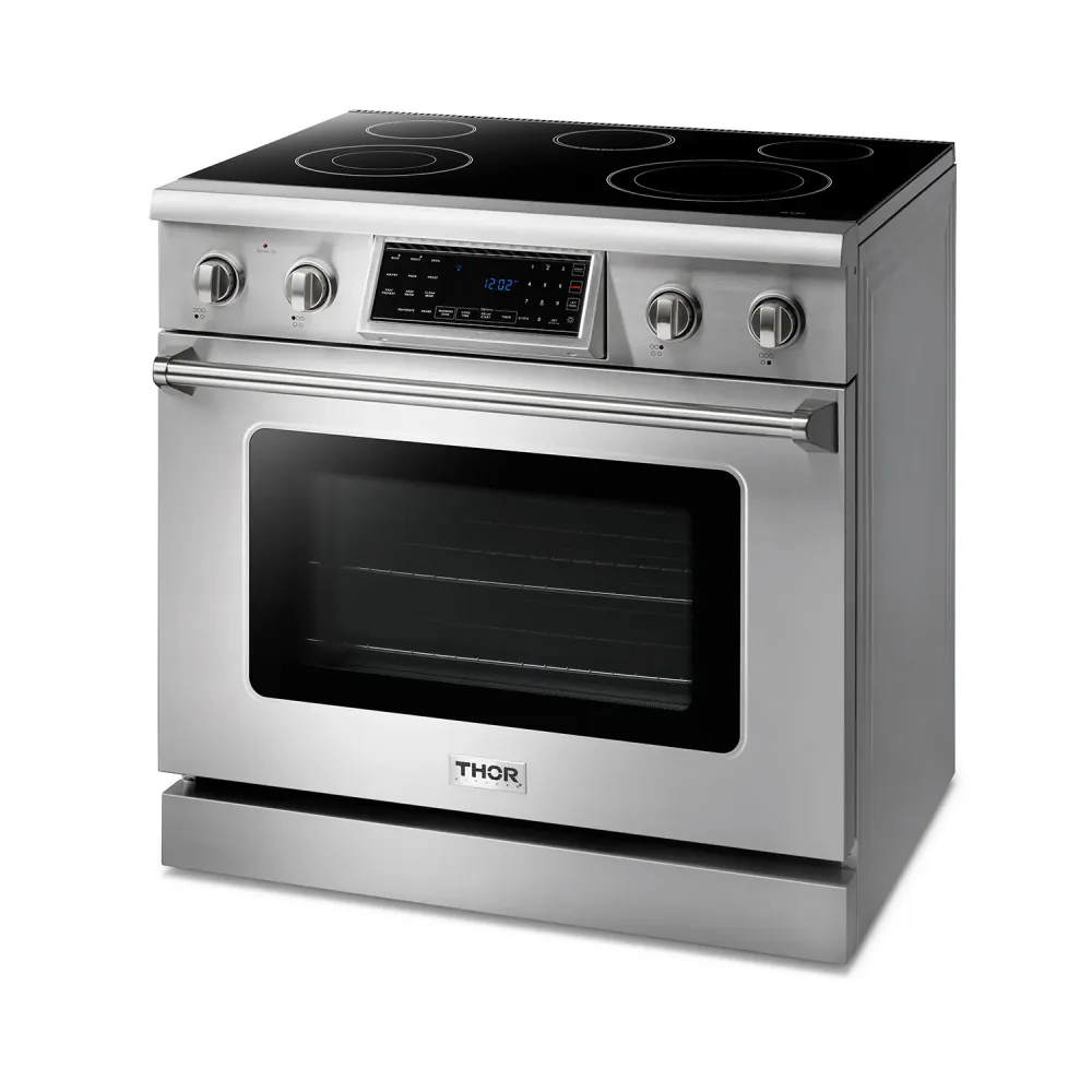 Gamme électrique professionnelle haut de gamme de 36 pouces HRE3601 Thor Kitchen